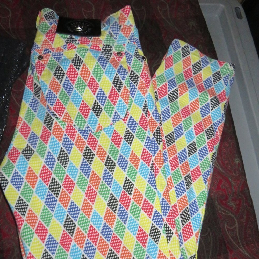 Versace Jeans Couture Straight Leg Cotton Jeans Pants 30 44 Italian US 8